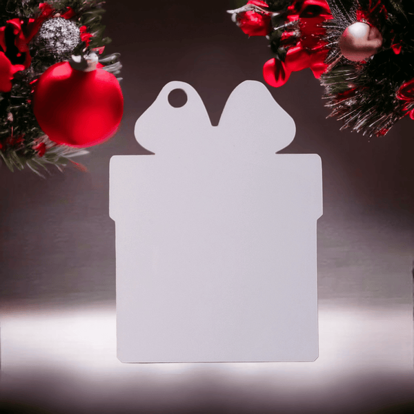 Christmas Present Sublimation Ornament Blanks – Designodeal