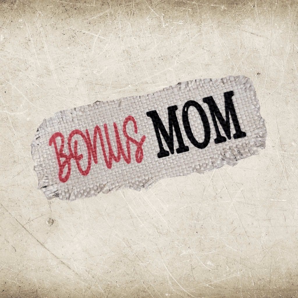 Bonus Mama & Bonus Mom Frayed Sublimation Hat Patches – Designodeal
