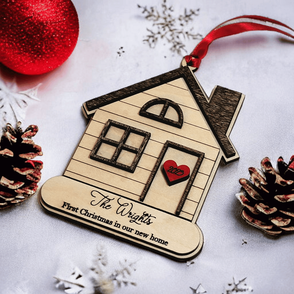 Our First Apartment Christmas Ornament, New Home Ornament, Personalized  Ornament Gift