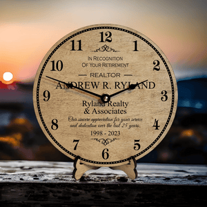 Real Estate Agent Retirement Clock for Realtor