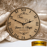 Time Will Be Frozen For Us Wedding or Anniversary Clock