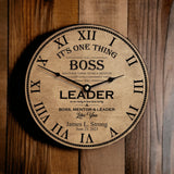 Boss Mentor & Leader Retirement Clock - Designodeal