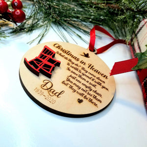 Christmas In Heaven Memorial Ornament - Designodeal