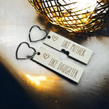 Like Mother Like Daughter Mothers Day Keychain Set (2 keychains) - Designodeal